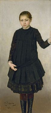 И.Е. РЕПИН. Портрет В.И. Репиной. 1886