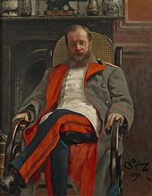 И.Е. РЕПИН. Портрет Ц.А. Кюи. 1890