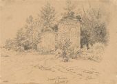 И.Е. РЕПИН. Въезд в усадьбу Ясная Поляна. 1891