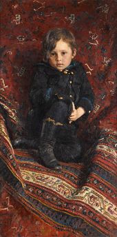И.Е. РЕПИН. Портрет Ю.И. Репина в детстве. 1882