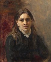И.Е. РЕПИН. Портрет Пелагеи Стрепетовой. 1882