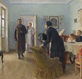 И.Е. РЕПИН. «Не ждали». 1884, 1888