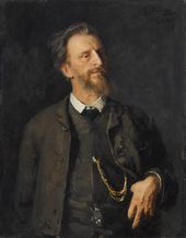 И.Е. РЕПИН. Портрет Г.Г. Мясоедова. 1884 — 1886