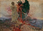 И.Е. РЕПИН. Иди за мною, Сатано! 1895