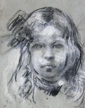 Портрет дочери Ольги Кузнецовой. Около 1911