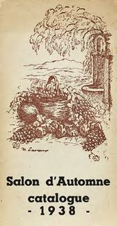Каталог выставки «Осенний салон» 1938 года
