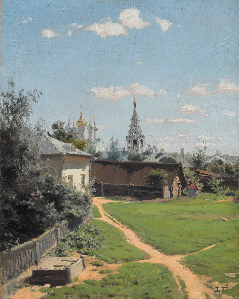 В.Д. ПОЛЕНОВ. Московский дворик. 1877