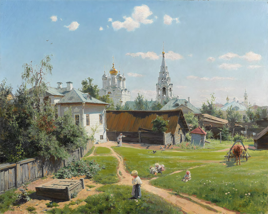 В.Д. ПОЛЕНОВ. Московский дворик. 1878