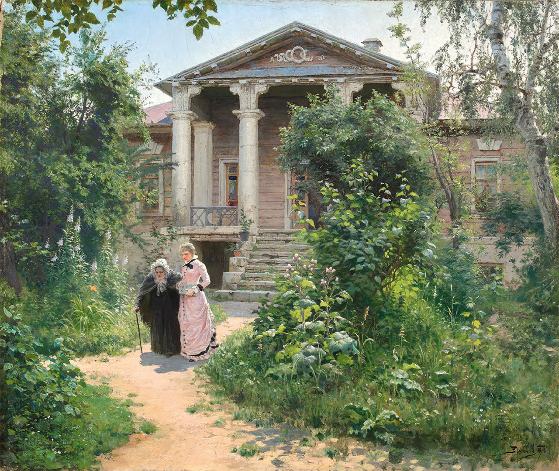 В.Д. ПОЛЕНОВ. Московский дворик. 1878