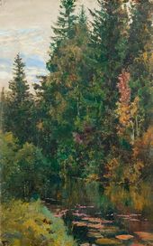 В.Д. ПОЛЕНОВ. Речка Воря. 1880. Этюд