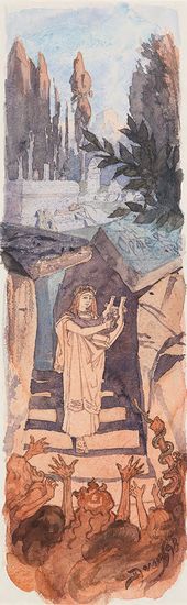 В.Д. ПОЛЕНОВ. Орфей спускается в царство мертвых. 1898
