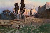 В.Д. ПОЛЕНОВ. Константинополь (Стамбул). Эски-Сарайский сад. 1882