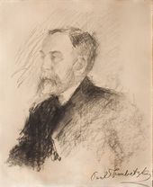 П.П. ТРУБЕЦКОЙ. Портрет В.Д. Поленова. 1901