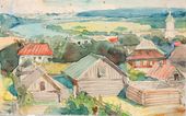 В.Д. ПОЛЕНОВ. Провинциальный город (Таруса)