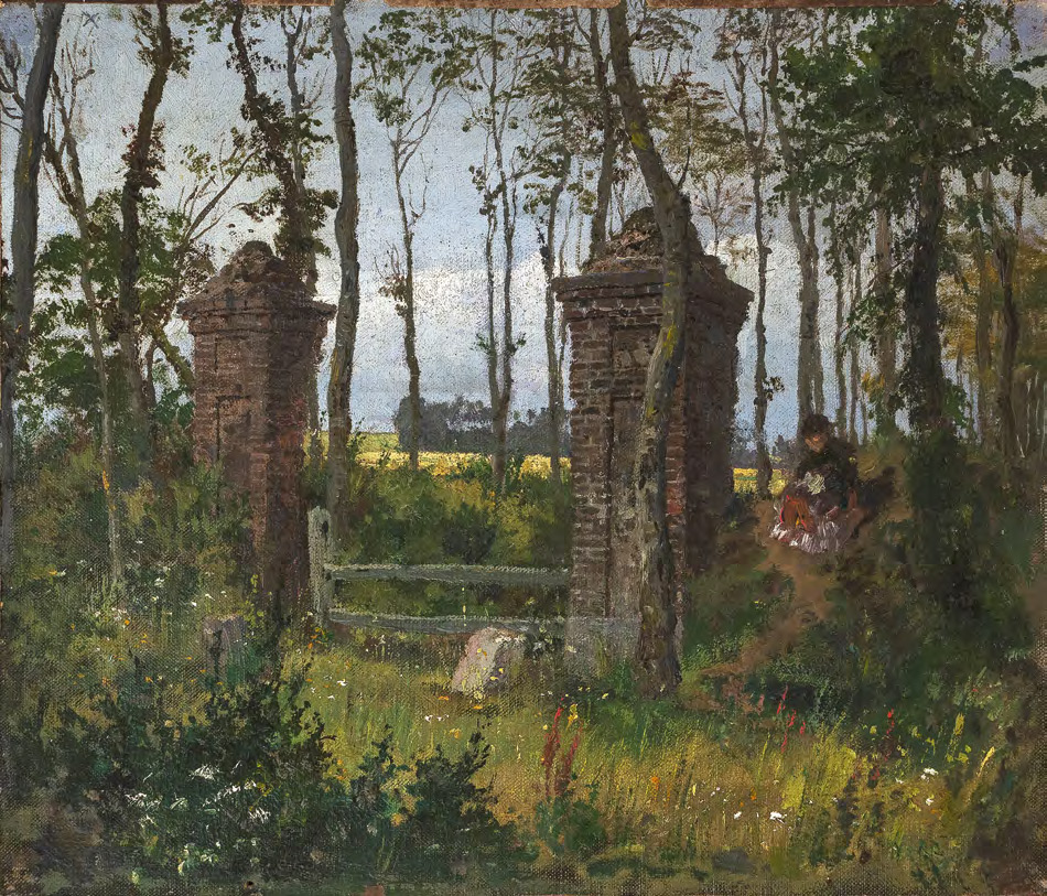 В.Д. ПОЛЕНОВ. Старые ворота. Вёль. Нормандия. 1874