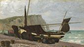 В.Д. ПОЛЕНОВ. Рыбацкая лодка. Этрета. Нормандия. 1874