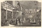 Вид Двора керамики. Хрустальный дворец в Сиднеме. 1856