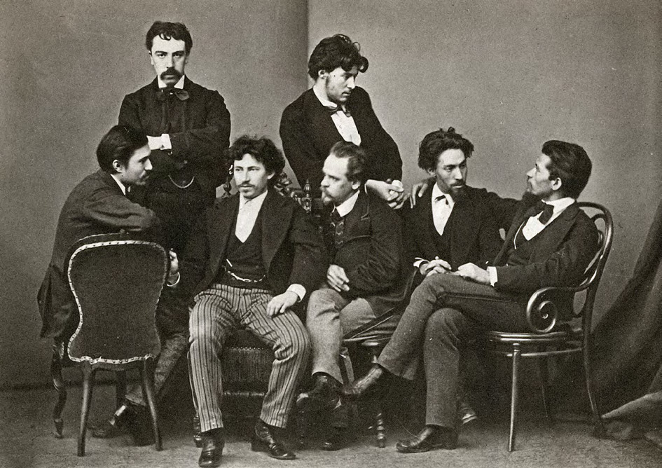 Группа выпускников Академии художеств. 1871