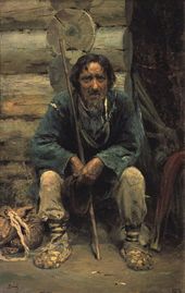 В.Д. ПОЛЕНОВ. Сказитель былин Никита Богданов. 1876