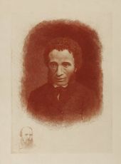 Л.Е. ДМИТРИЕВ-КАВКАЗСКИЙ. А.С. Пушкин с портретом-ремаркой Ф.М. Достоевского. 1880