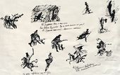Р.Л. ГАБРИАДЗЕ. Лист из серии «А.С. Пушкин». 1991