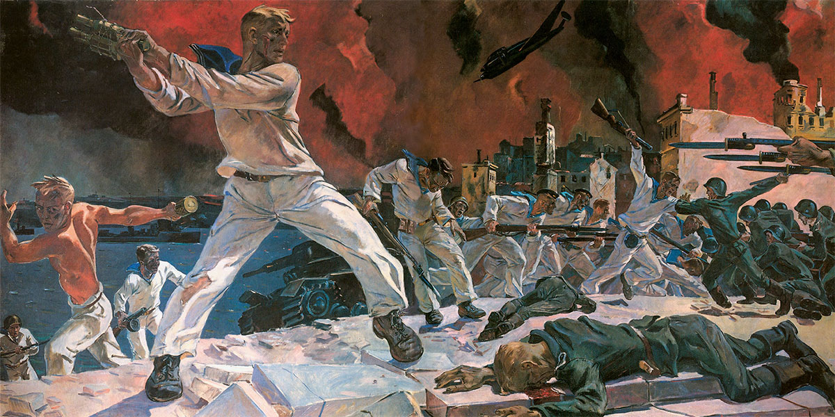 А.А. ДЕЙНЕКА. Оборона Севастополя. 1942