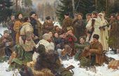 Ю.М. НЕПРИНЦЕВ. Отдых после боя. 1955