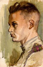 Н.А. КОВАЛЬЧУК. Автопортрет. Май 1945. 1945