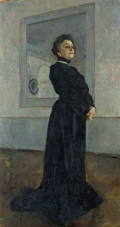 В.А. СЕРОВ. Портрет М.Н. Ермоловой. 1905