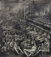 Генри МУР. Сцена в убежище в Тилбури. 1941
