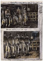 Генри МУР. Шахтеры в ожидании прибытия шахтной клети. 1942. © Фонд Генри Мура, Великобритания