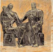 Генри МУР. Семейная группа. 1944