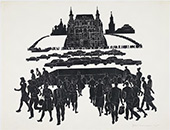 Герман ЧЕРЕМУШКИН. Площадь Революции. 1960-е