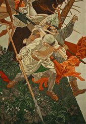 Анастасия СОКОЛОВА, Валерий ЧЕРНОРИЦКИЙ. Грюнвальдская битва. 1991