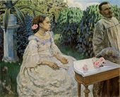 В.Э. БОРИСОВ-МУСАТОВ. Автопортрет с сестрой. 1898