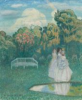 В.Э. БОРИСОВ-МУСАТОВ. Парк погружается в тень. 1904