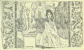 В.Э. БОРИСОВ-МУСАТОВ. Гобелен. Опубликовано в журнале «Весы» (1905. №2. Между с. 30 и 31)