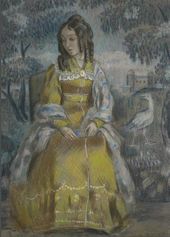 В.Э. БОРИСОВ-МУСАТОВ. Дама у гобелена. Портрет Н.Ю. Станюкович. 1903