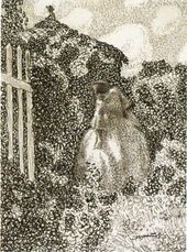 В.Э. БОРИСОВ-МУСАТОВ. У беседки. Опубликовано в журнале «Весы» (1905. №2. Перед с. 33)