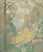 В.Э. БОРИСОВ-МУСАТОВ. Куст орешника. 1905