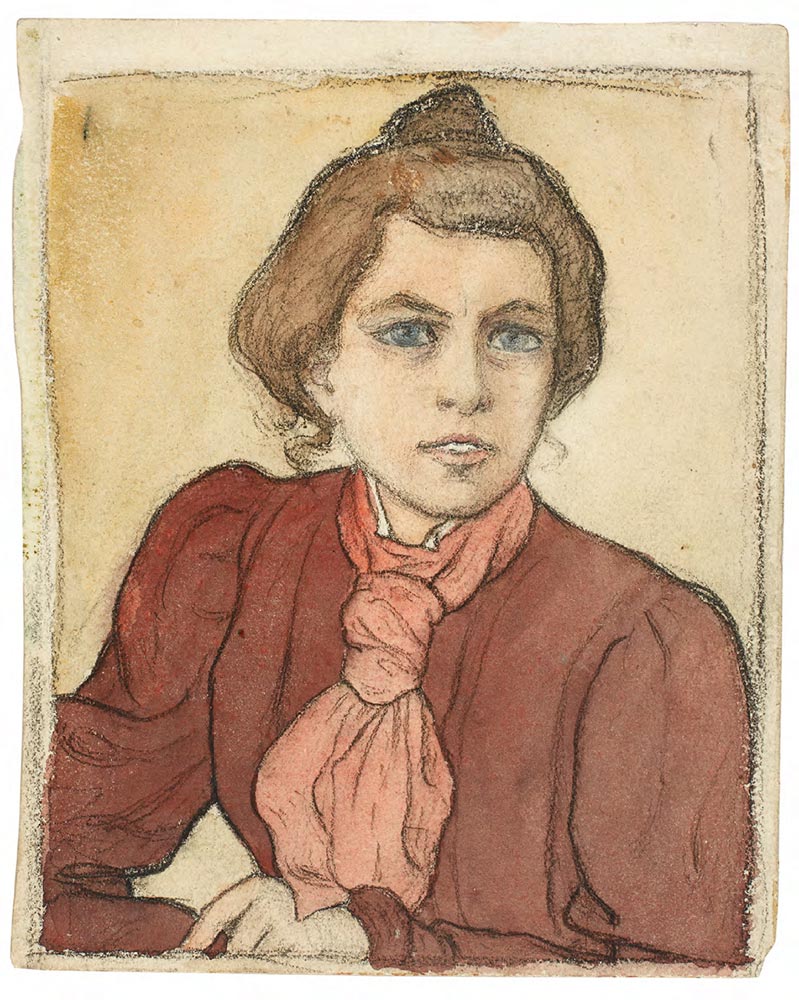 Е.С. КРУГЛИКОВА. Автопортрет. Вторая половина 1890-х