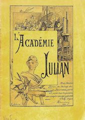 Буклет Академии Жюлиана. 1889
