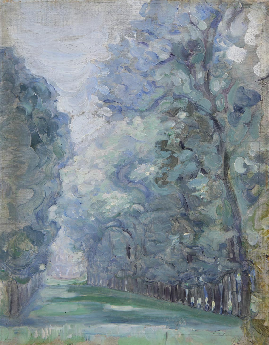 М.В. ЯКУНЧИКОВА. Аллея деревьев. 1898