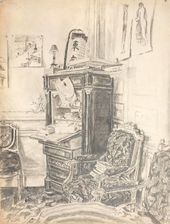 М.В. ЯКУНЧИКОВА. Интерьер. Конец 1880-х