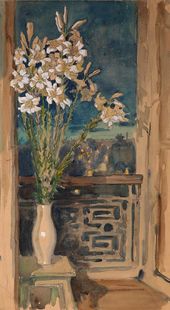 М.В. ЯКУНЧИКОВА. Лилии над городом. 1890-е