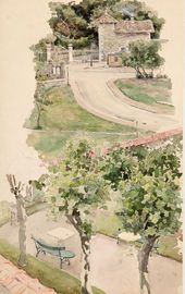М.В. ЯКУНЧИКОВА. Биарриц. 1889