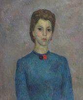 Р.Р. ФАЛЬК. Портрет Цецилии Воскресенской. 1946