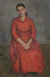 Р.Р. ФАЛЬК. Портрет поэта Ксении Некрасовой. 1950