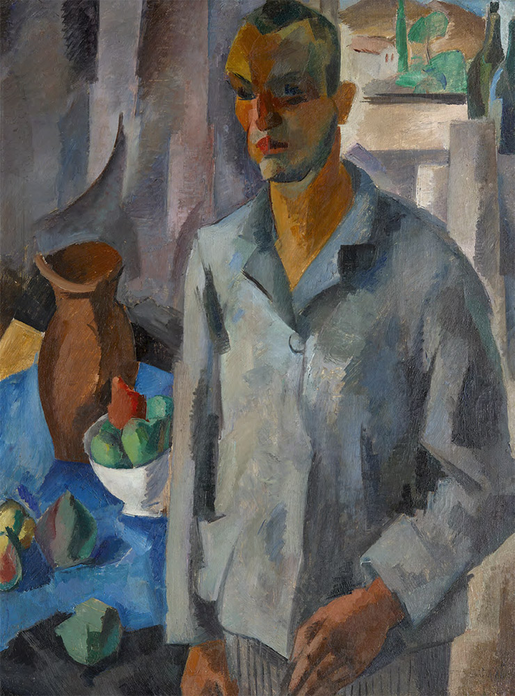 Р.Р. ФАЛЬК. Автопортрет на фоне окна. 1916<