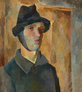 Р.Р. ФАЛЬК. Автопортрет с завязанным ухом. 1921